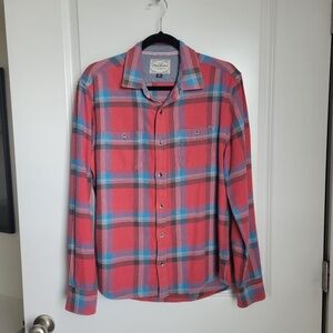Flag & Anthem Larkspur Flannel Shirt Sz Medium
